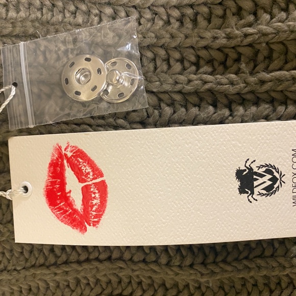 NWT WILDFOX COUTURE: Solid Cardigan, Olive -Sz: XS - Picture 9 of 9